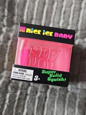 NEW! Nee Doh Nice Ice Baby Pink Color